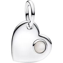 Pandora Juni Herz Weiß Silber 794295C06