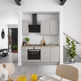 Nobilia Küchenzeile Touch II 180 cm grau