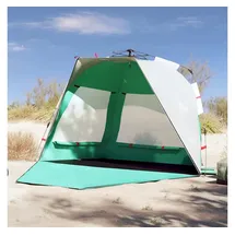 vidaXL Strandzelt 3 Personen Seegrün Quick Release Wasserdicht