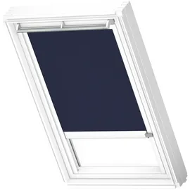 VELUX Verdunkelungsrollo DML F06 1100KWL mit Schiene Blau-Weiß