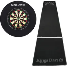 Kings Dart Turnier Dartscheibe inkl. Dart-Set