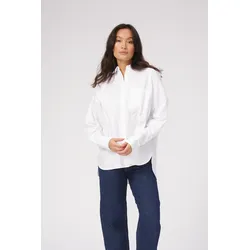 Entspannter Hemd - weiß - Damen - TeeShoppen