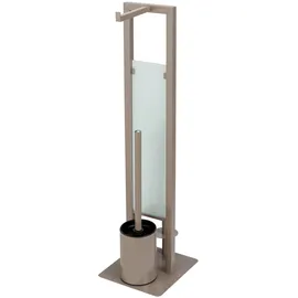 Wenko WC-Garnitur Rivalta Taupe 1 St.