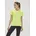 Funktionsshirt Herren Gr 36 neongelb 100 Polyester unifarben normal Rundhals Shirts Funktionsshirt mit reflektierenden Details