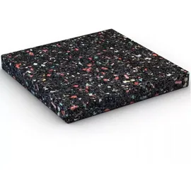 Karibu Unterlagepad 8 mm 7 x 7 cm Schwarz 192 Stück