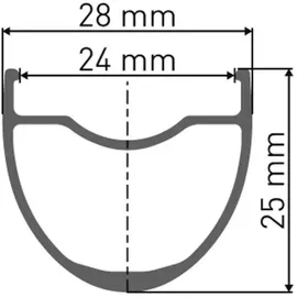 DT Swiss G 1800 Spline 25 DB 27,5/24 650B 23 mm