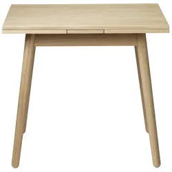 FDB Møbler C35AH Ausziehtisch, 82 x 82 cm, eiche natur