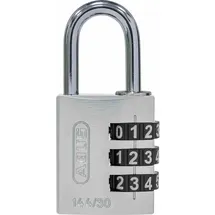ABUS Zahlenschloss 144/30 silber