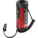 Revolt Kfz-Spannungswandler mit 230-V-Steckdose und USB, bis 300 Watt