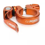 XLC Sattelstütz-Klemmring Ø 31,6 mm orange mit Schnellspanner