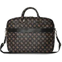 CG Mobile Guess Bag 4G Peony Front Pocket Zipper Triangle Logo 16" black (16"), Notebooktasche, Schwarz