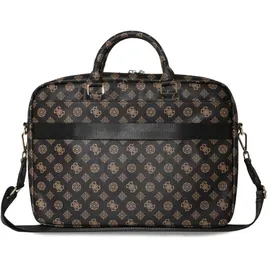 CG Mobile Guess Bag 4G Peony Front Pocket Zipper Triangle Logo 16" black (16"), Notebooktasche, Schwarz