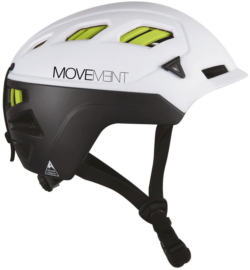 MOVEMENT Tourenhelm 3TECH ALPI HELMET BANDO 2.0 - Uni., charcoal/white/green (M (56-58cm))