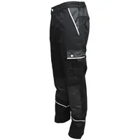 TMG Arbeitshose Style Cargohose Herren, Bundhose schwarz