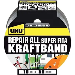 UHU Kraftband Repair all, (B)50 mm x (L)10 m, silber