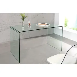 Riess-Ambiente Schreibtisch FANTOME - 120cm transparent Esstisch Ganzglastisch