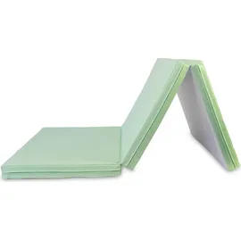 JEFlex klappbare Weichbodenmatte klappbar grau|grün 210 CM