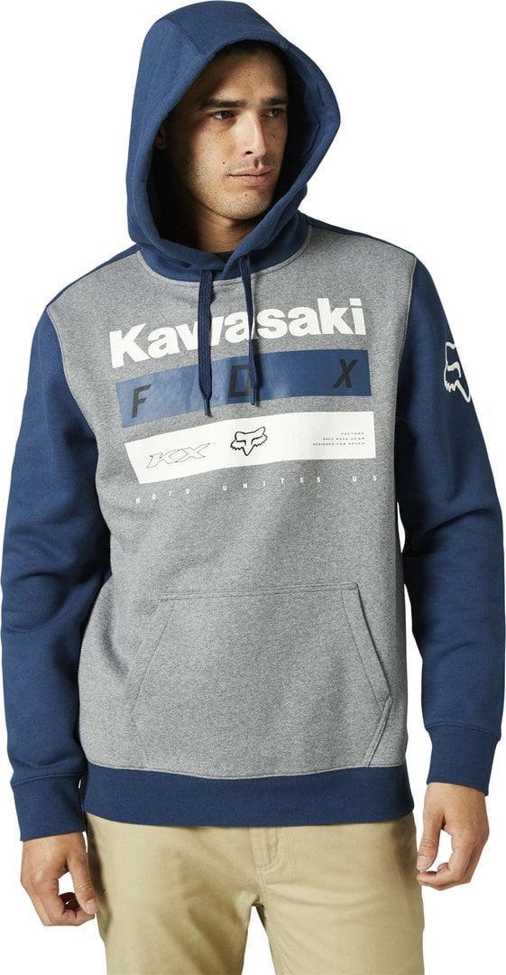 FOX Kawi Stripes Hoodie, blauw, S