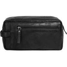 Spikes & Sparrow TOILETRY BAG« echt Leder, schwarz