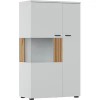 99rooms Wiola Vitrine Aschgrau Eiche