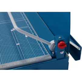 DAHLE 517 Hebel-Schneidemaschine mit manueller Bügelpressung (550 mm bis DIN A3, Schnitthöhe 3,5 mm, Metalltisch) Blau