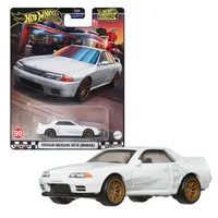 Hot Wheels HRT74 - Nissan Skyline GT-R BNR32 Spielzeug-Rennwagen Weiß 1:64