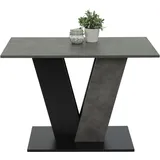 Hela Esstisch Judith mit ABS-Kante«, (1 St.), Melamin, Säulentisch, V-Form, Bodenplatte farblich abgesetzt