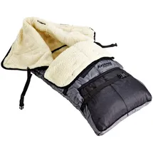 Kathrein Kinderfußsack mit Fell grau