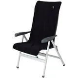 Bo-Camp Hochlehnerauflage Frottee grau No Size