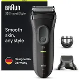 Braun Series 3 3000BT mit Präzisionstrimmer schwarz/grau