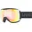 V stylische selbsttönende Skibrille mit Anti-Fog-Beschichtung für Damen und Herren black matt/rainbow-clear one size