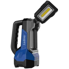 LEDINO Ledino, Arbeitsleuchte, LED-Akkuhandleuchte Wahren mobile Leuchte 1000lm, Li-Ionen Akku 3,65 V / 8 Ah (1 lm)