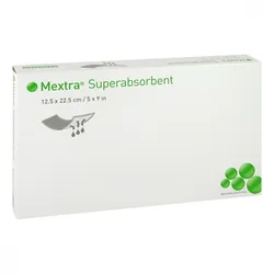 Mextra Superabsorbent Verband 12,5x22,5 cm