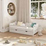 VitaliSpa Kinderbett Jessica 70 x 140 cm Holz weiß