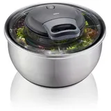 GEFU Salatschleuder Pullit Ø 25 cm Edelstahl Silber