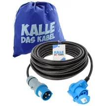 KALLE DAS KABEL - Kalle Verlängerungskabel cee 230V 16A 1,5mm2 Winkel IP44 20 Meter