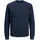 JACK & JONES Herren Jjebasic Crew Neck Noos Sweatshirt, Navy Blazer, L