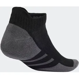 adidas Funktionssocken ADIDAS PERFORMANCE "ESS CC LOW 3P", Herren, Gr. L (43/45), schwarz (schwarz, grau six), Obermaterial: 58% Polyester, 38% Baumwolle, 3% Elasthan, 1% sonstige Fasern, Socken
