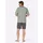 Comte d'Aulone Shorty COMTE, Herren, Gr. 52/54, salbei, anthrazit, bedruckt, 100% Baumwolle, Homewear-Sets Shorty