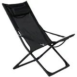 VCM Strandstuhl Seville Schwarz