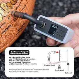 ROCKBROS Elektrische Pumpe Mini 120 PSI Akku schwarz