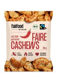 fairfood Freiburger Cashews Chili geröstet bio 50g