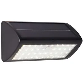 Searchlight Wandleuchte Solarleuchte LED H 105 cm 1er Set Schwarz