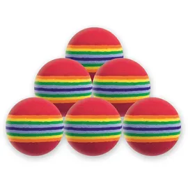 Longridge Schaumstoff-Übungsgolfbälle (Packung mit 6 Bällen)