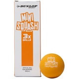 DUNLOP Squash Bälle Mini Play, Kinder Alter 7-10 (3 Bälle)