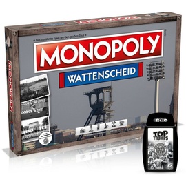 Winning Moves Monopoly - Wattenscheid inkl. Top Trumps Gesellschaftsspiel Brettspiel Spiel