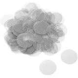 sourcing map Rohrsieb Edelstahl Siebe 1 Zoll (25,4 mm) Durchmesser für Rohrfilter 100 Stück