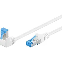 Goobay 51562 Netzwerkkabel Weiß, 0,25 m Cat6a S/FTP (S-STP)