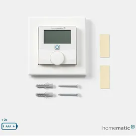 eQ-3 Homematic IP Wandthermostat mit Luftfeuchtigkeitssensor Weiß