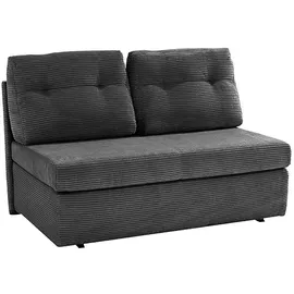 Jockenhöfer Schlafcouch Polyester 2-Sitzer Grau